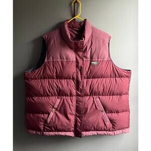 L.L Bean Women's Mountain Classic Down Vest Colorblock 3X Plus Gorpcore Hiking